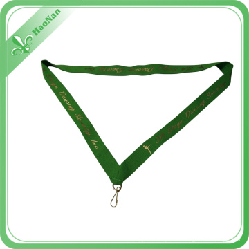 Tela 100% poliéster Material Soft Medal Ribbon con gancho J